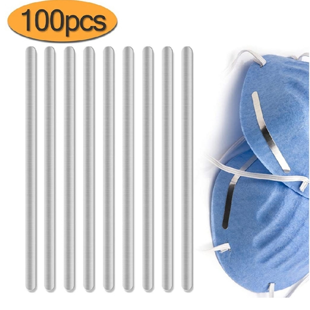 Nose bridge strips for masks